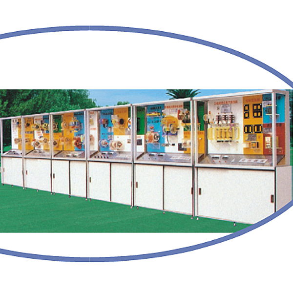 电机与变压器示教陈列实训台(图1) 电动机与变压器示教陈列实训台,摇臂钻床电气实训台